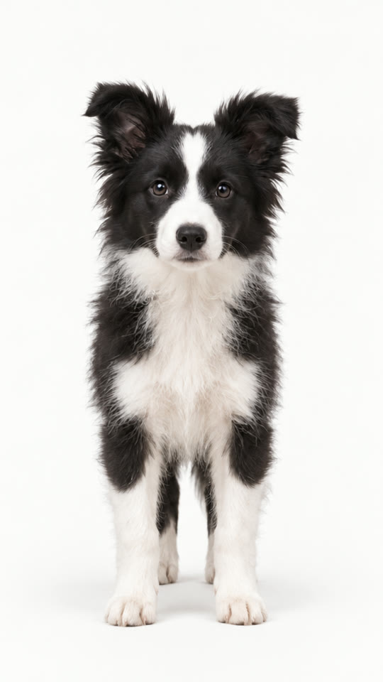 Photo d’un chiot border collie
